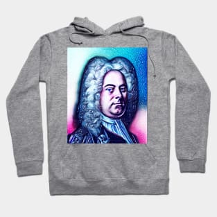 George Frideric Handel Snowy Portrait | George Frideric Handel Artwork 11 Hoodie